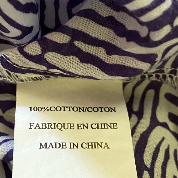 French Curve cotton blouse size XS - Picture 9 of 9